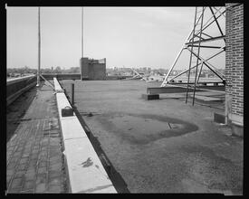 89-63 163rd Street. Record photo of roof on Jamaica Telephone Building, started of section D, four stories to be added, view looking south.