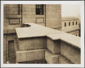 Centre Street and Pearl Street. U.S. Federal Courthouse. Detail of roof showing lead installations