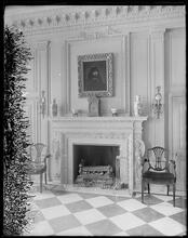 7 East 61st Street. John T. Pratt residence, detail of mantel in dining room.
