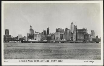 Lower New York Skyline West Side.
