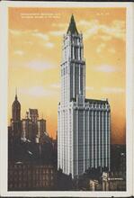 Woolworth Building, New York City. The Highest Building in the World.