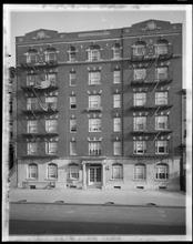 119-125 West 12th Street. Apartment house, exterior and hall.