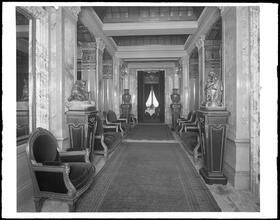 East 55th Street and 5th Avenue. St. Regis Hotel, corridor between main lobby and restaurant.