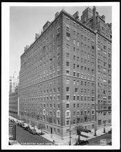 14 Sutton Place and 56th Street, N.W. corner. Apartment building, exterior.