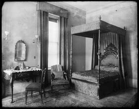 Bedroom inside the Henry William Poor house.