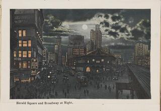Herald Square at Night.
