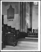 16th Street and Stuyvesant Square. St. George's Protestant Episcopal Church, view at small organ, left hand side.