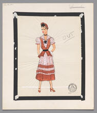 [Costume design for "Fanny".]