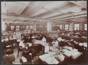 McCalls Magazine, Art Dept. Pattern Dept. Press Room, Offices.
