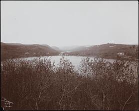 [The Wee Wah Lake and hills viewed from the C.B. Alexander, Esq. estate at Tuxedo Park, N.Y.]