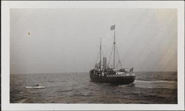 [The vessel New York at sea.]