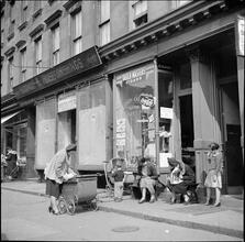 Woman and Children in Street