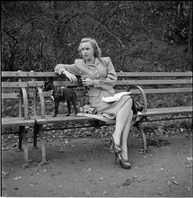 Men Are Such Wolves [Woman on a park bench.]