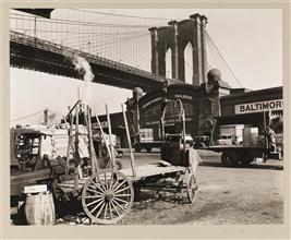 Brooklyn Bridge with Pier 21, Pennsylvania Railroad