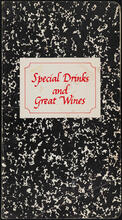 Special Drinks and Great Wines [Tuesday's.]