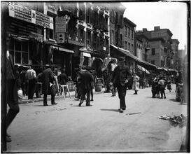 Hester Street. The Street, the school children's only playground.