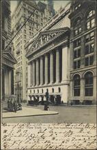 Nwe York. New York Stock Exchange.