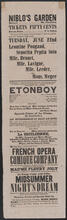 The favorite one act piece, "Etonboy" to commence at 8 o'clock, Tuesday, June 22
