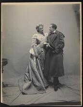 Portrait, Mrs. S.D. Ripley (sister of J.H. Hyde) and Mr. Winthrop.