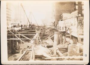 Case on Appeal - Appendix of Photograph Exhibits [Subway construction along Broadway.]