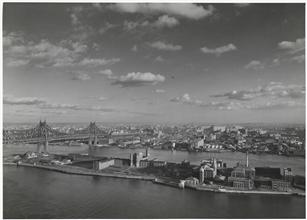 Queens from 27th floor of River House. Blackwell's Island in foreground.