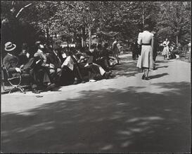 Noonday Relaxation in Madison Square Park.