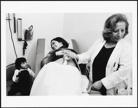 Dr. Al Quasi at work at the Wellness Center for Arab Women