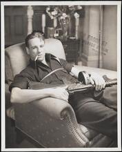 [Roy Hargrave as Hal Wilson in "Blind Alley".]