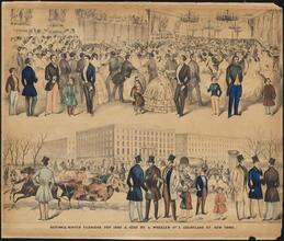 Autumn & Winter Fashions for 1849 & 1850 by A. Wheeler No. 4 Courtland St. New York