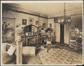 [Interior, bedroom or sitting room.]