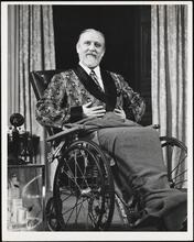 [Monty Woolley as Sheridan Whiteside in "The Man Who Came to Dinner".]