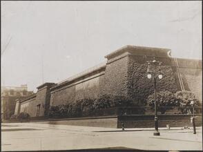 [Old reservoir, 5th Avenue and 42nd Street, just prior to its demolition.]