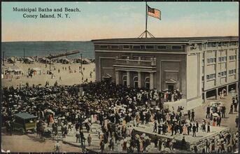 Municipal Baths and Beach, Coney Island, N. Y.
