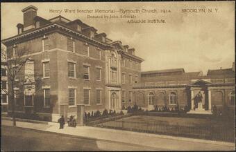 Henry Ward Beecher Memorial -- Plymouth Church, 1914.  Brooklyn, N.Y.