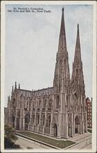 St. Patrick's Cathedral, 5th Ave. and 50th St., New York.
