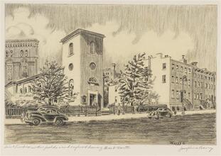 St. Luke's in-the-fields and boyhood home of Bret Hartt.