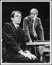 [Fritz Weaver as Jerome Malley and Ken Howard as Paul Reese in "Child's Play".]