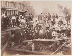 23 St. [Construction of the cable road on Broadway, 1891.]