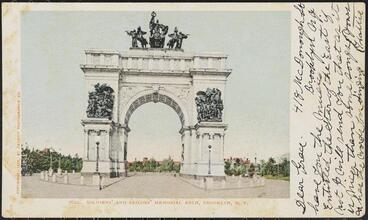 Soldiers' and Sailors' Memorial Arch, Brooklyn, N. Y.