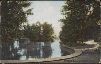 Brooklyn, N. Y., Lake in Prospect Park.