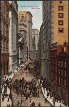 Broad and Wall Sts., New York