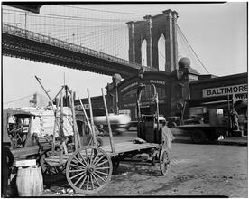 Brooklyn Bridge with Pier 21, Pennsylvania Railroad [Variant]
