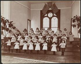 The N.Y. Foundling Hospital -- Hall -- Excercises.