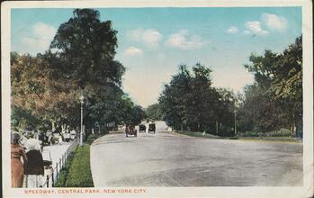 Speedway, Central Park, New York City.