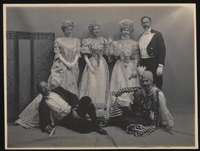 Portrait, Mrs. John Alexandre at Hyde Ball, Sherry's.