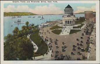 Grant's Tomb and Riverside Drive, New York.