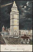 The Tower by Night, Dreamland, Coney Island, N. Y.