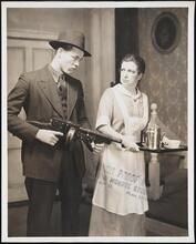 [Jack Lambert as Nick and Aline McDermott as Nora in "Blind Alley".]