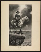 Portrait, Buffalo Bill (William Cody) on Favorite Horse.