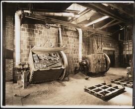 [Interior, radiator manufacturing shop.]